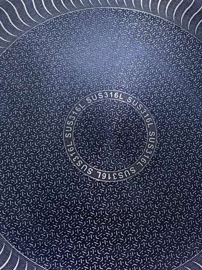 Laser Coating Tawa with Folding Wooden Handle