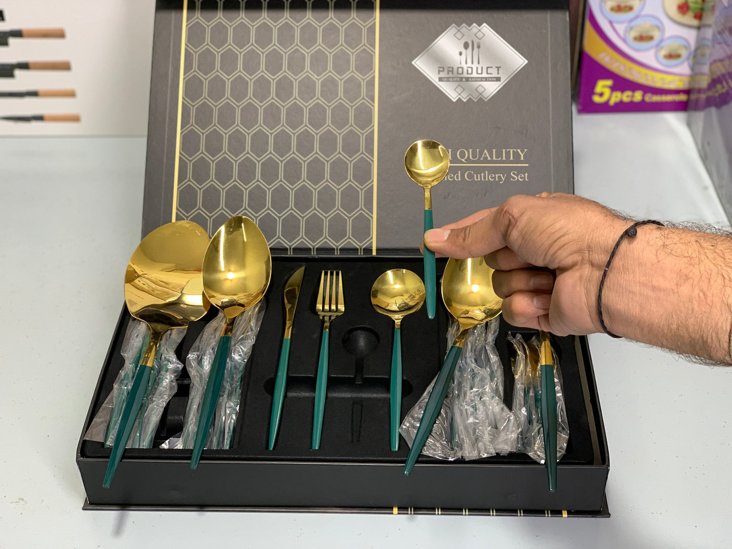 IMPORT Stainless Steel Cutlery Set 28 Pieces