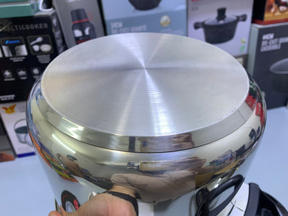 Hannover 3 in 1 18/10 Stainless Steel Pressure Cooker 6L and 8L