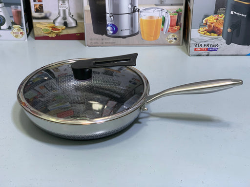 Laser Coated Deep fry Pans| Top quality 30cm,32cm and 34cm