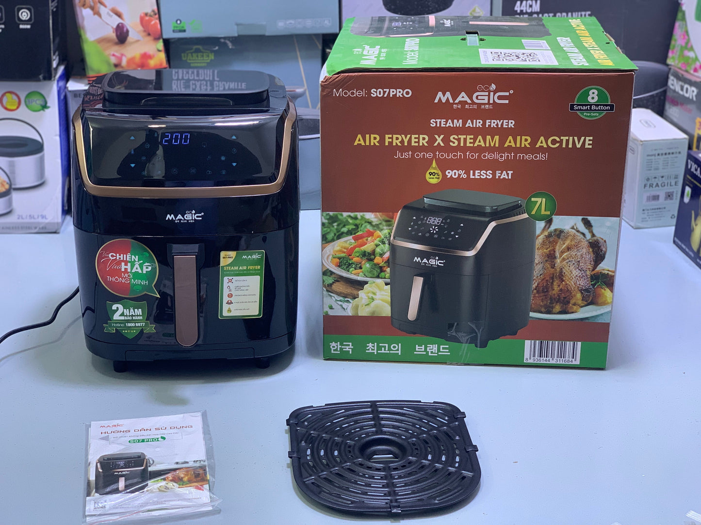 Magic Steam Air Fryer|7L and 1700W