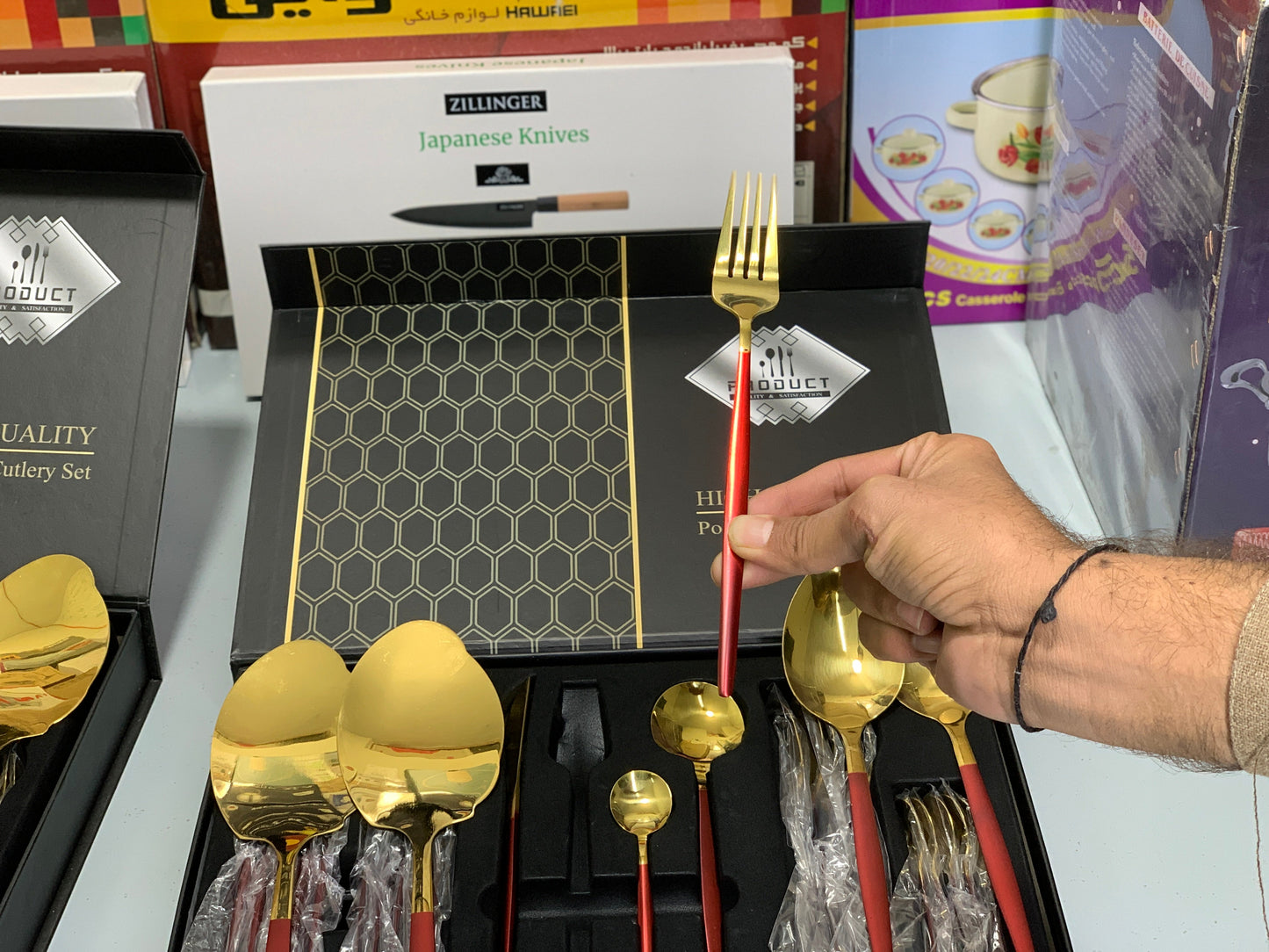 IMPORT Stainless Steel Cutlery Set 28 Pieces