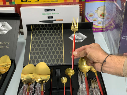 IMPORT Stainless Steel Cutlery Set 28 Pieces