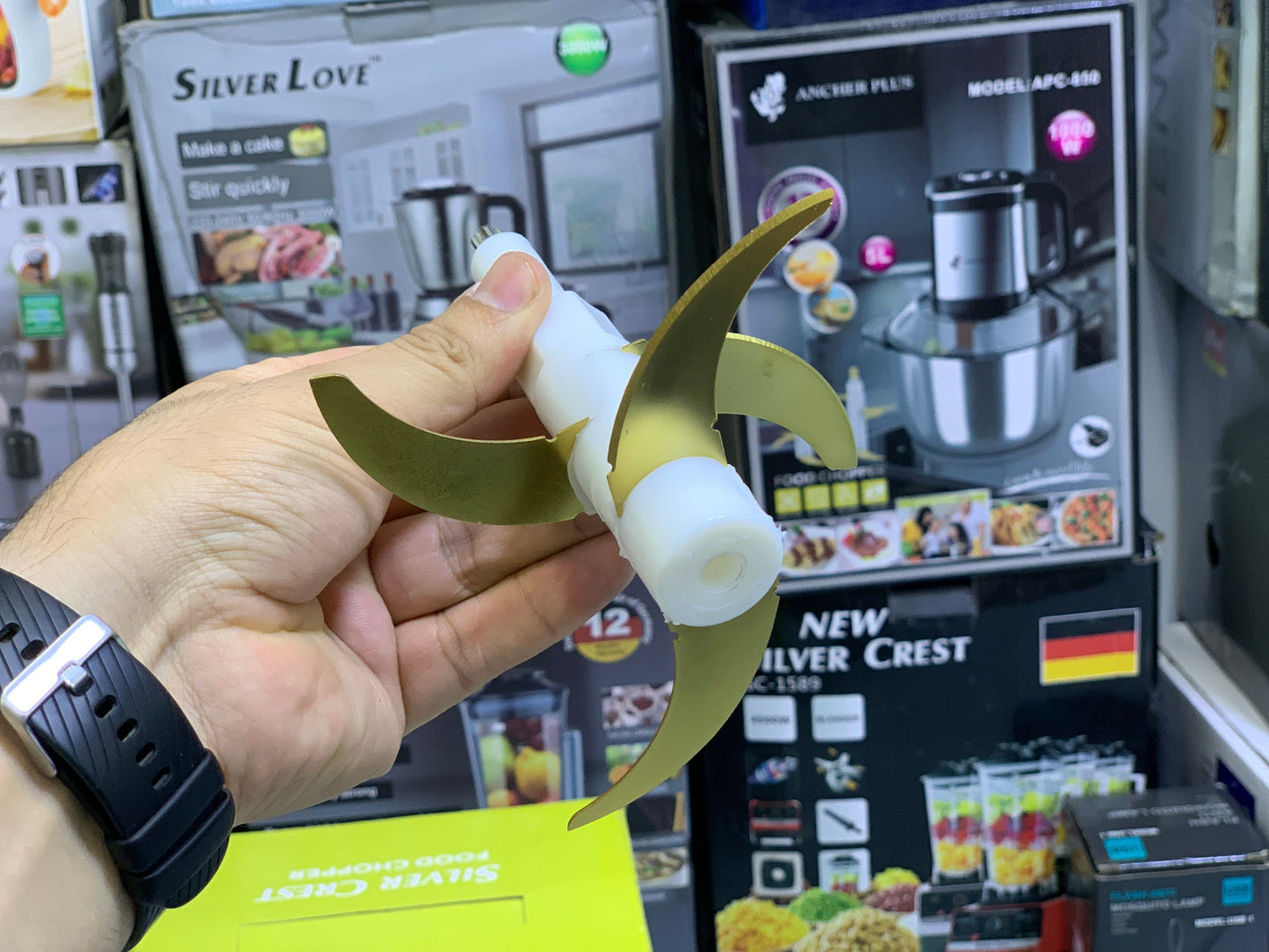 Silver Crest Food Chopper – 3L Capacity | 800W | Powerful and Efficient Kitchen Appliance