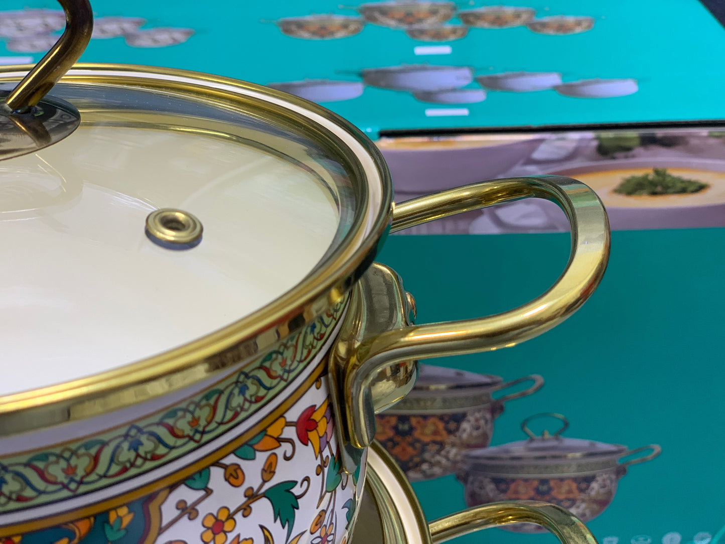 Non Stick Enamel Coating Cookware Set 10 Pieces