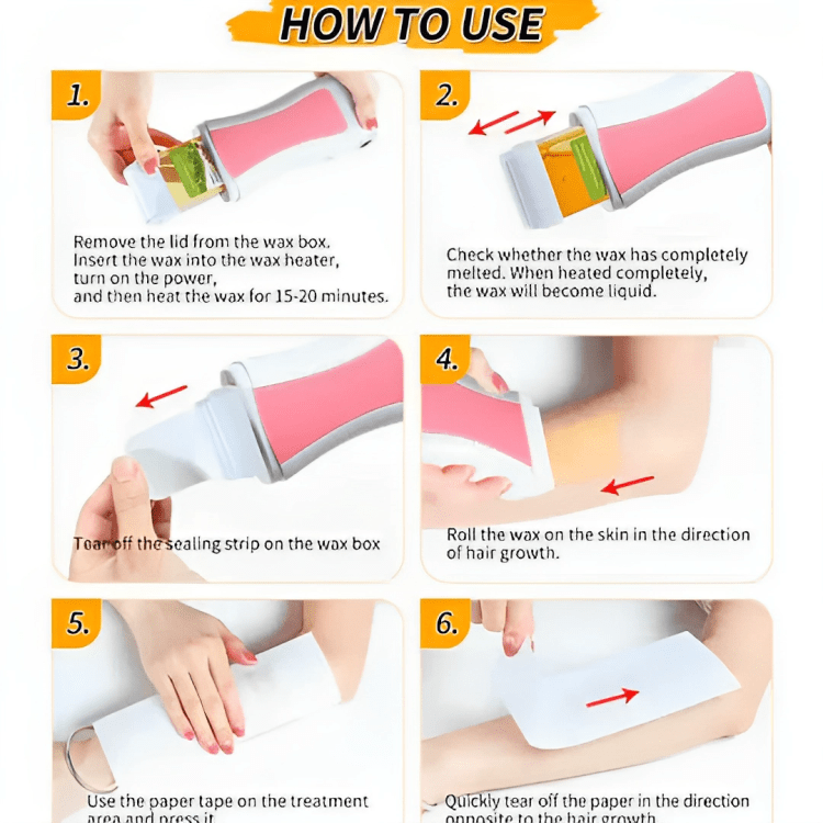 3 in 1 Roll on depilatory  Wax Heater