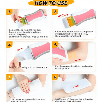 3 in 1 Roll on depilatory  Wax Heater