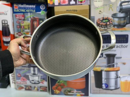 Laser Coating Shallow Casserole Complete Set Pure Non Stick (Sizes:26cm,28cm and 30cm)