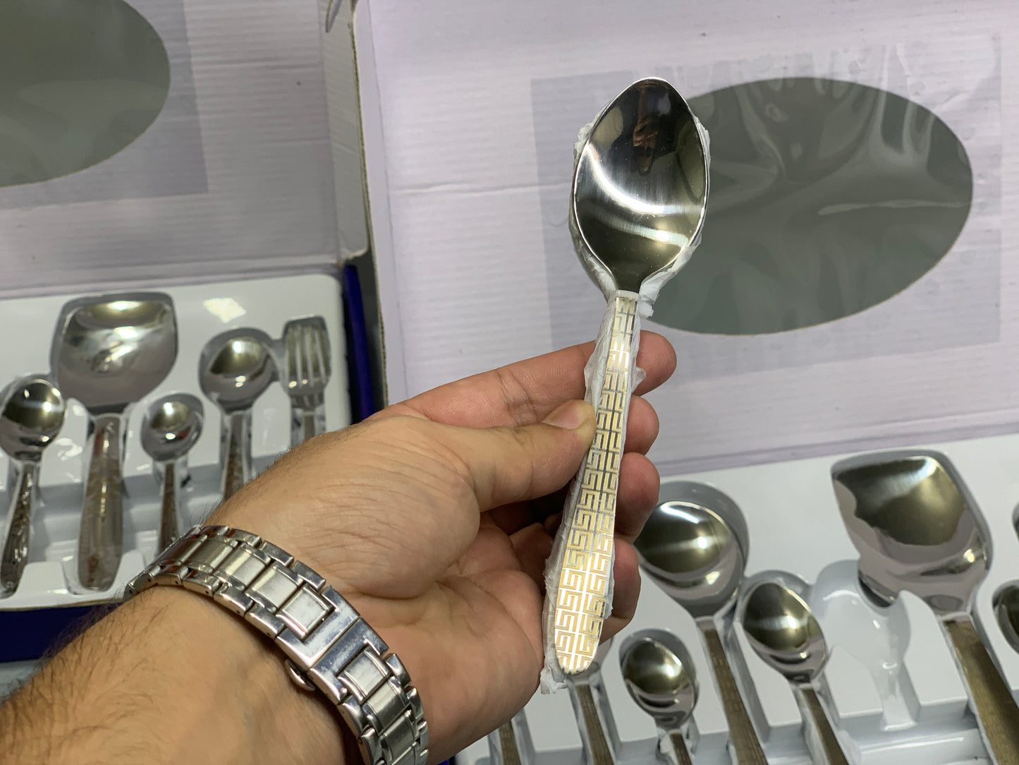 Arshia Stainless Steel Cutlery Set – 53 Piece