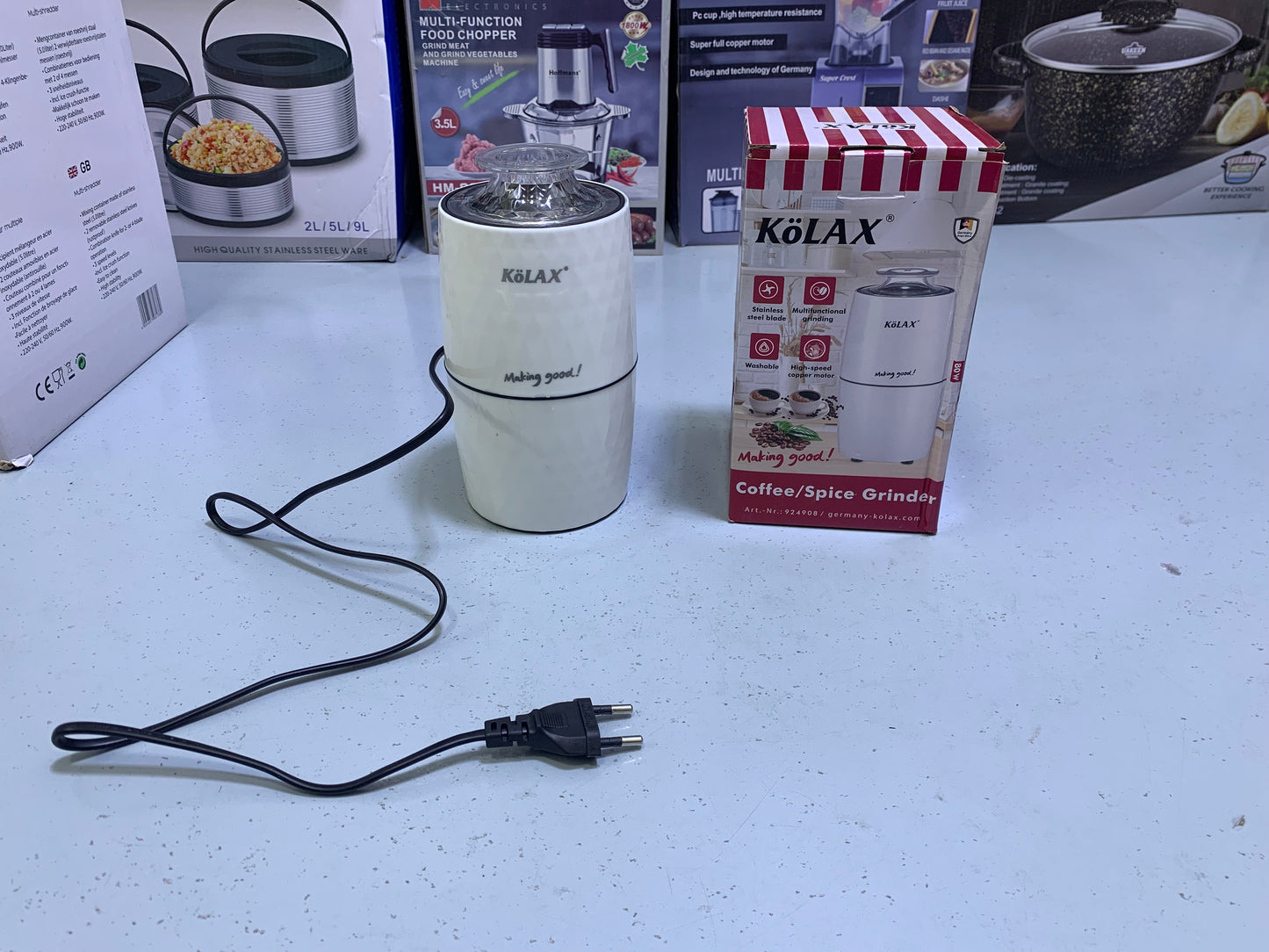 Kolax Multifunctional Stainless Steel coffee and Spice Grinder 280w