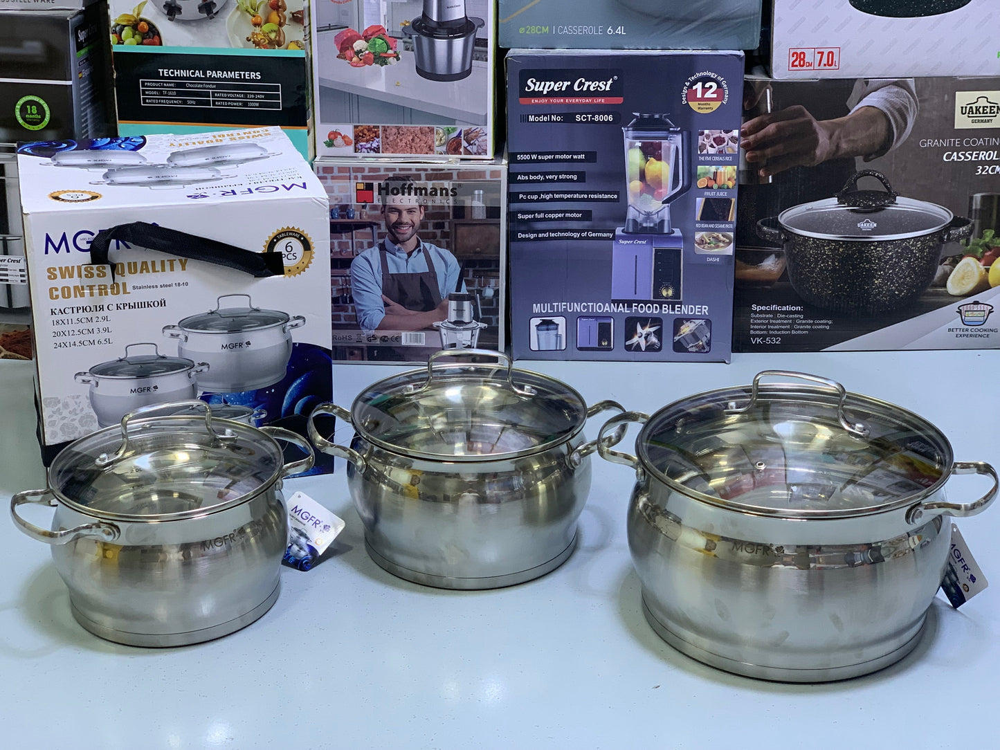 MGFR’s 6 Pieces Cookware Set|Swiss Quality Control