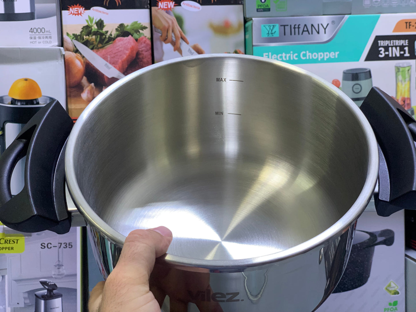 Vilez’s 3 in 1 Pressure cooker| 6L and 4L