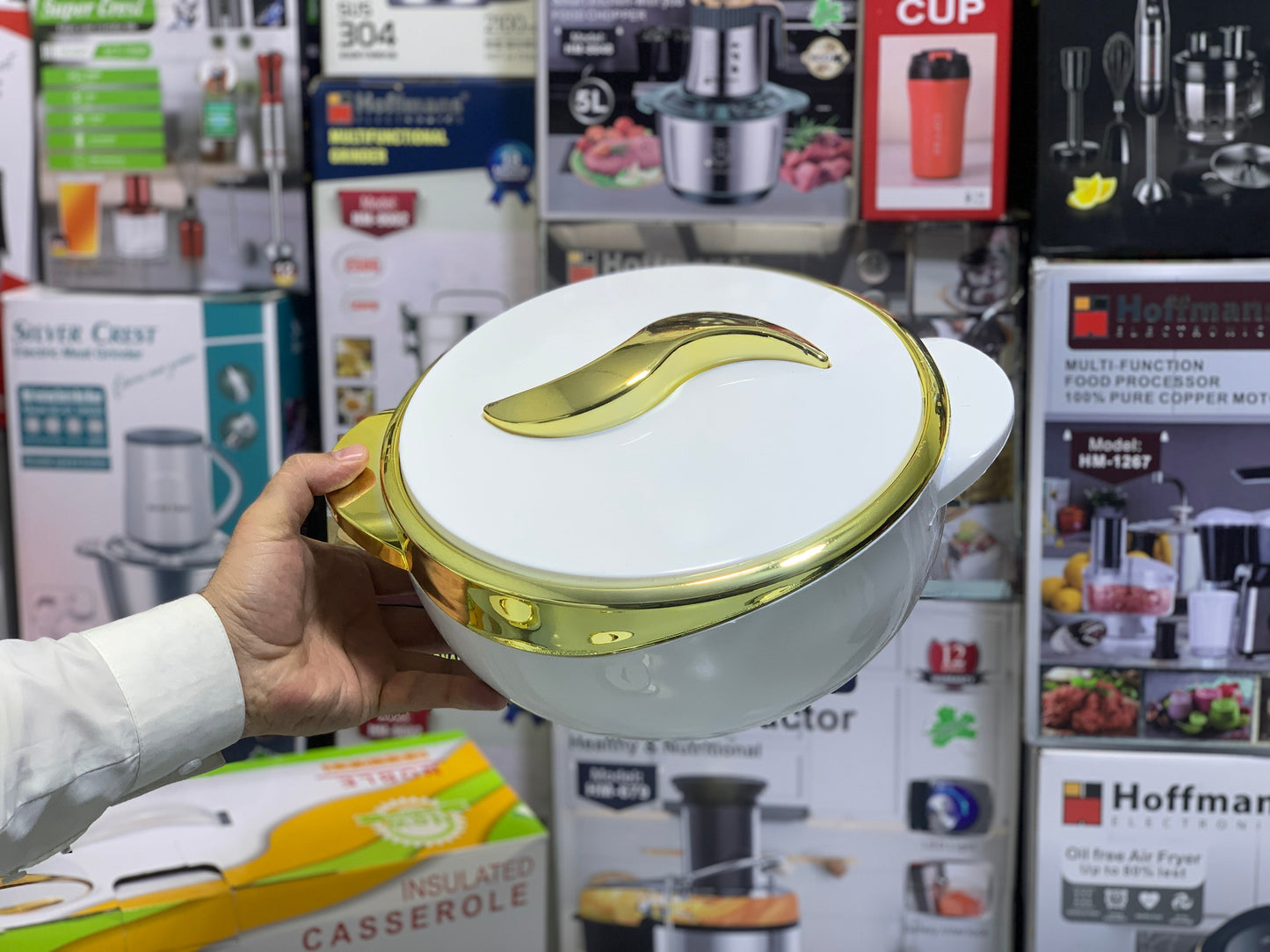 8 pieces Hot Pot Set | Kitchen Food Containers Stainless Steel and Elegant Designed