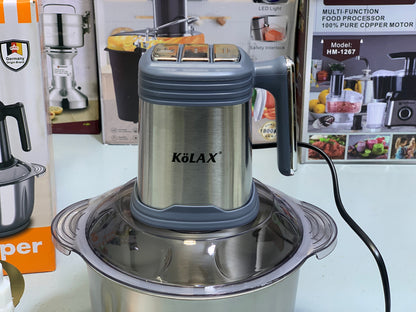 Kolax Meat Chopper with Double Stainless Steel Blades