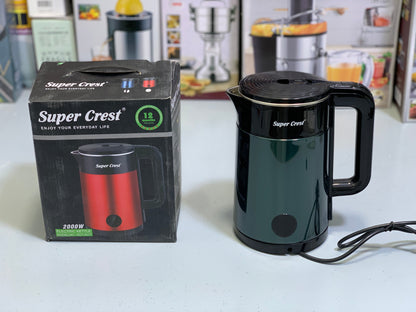 Super Crest Electric Tea Kettle 2000w 2.3L Model: SCT-4017