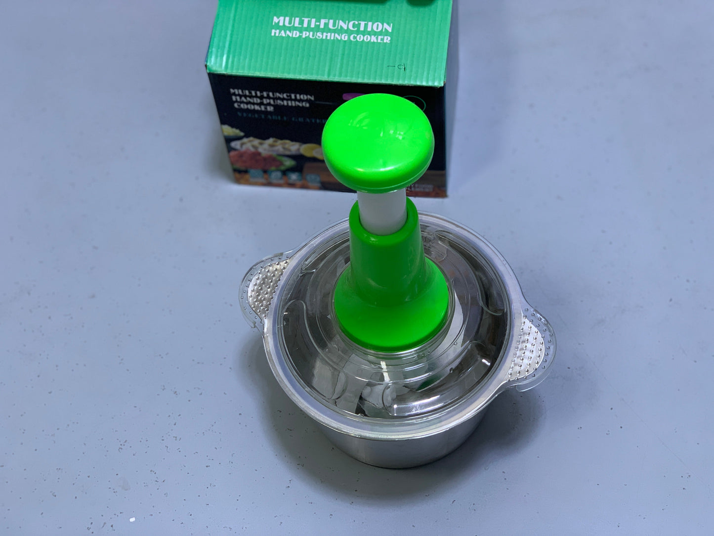 Vegetable Chopper 2L with Stainless Steel Bowl