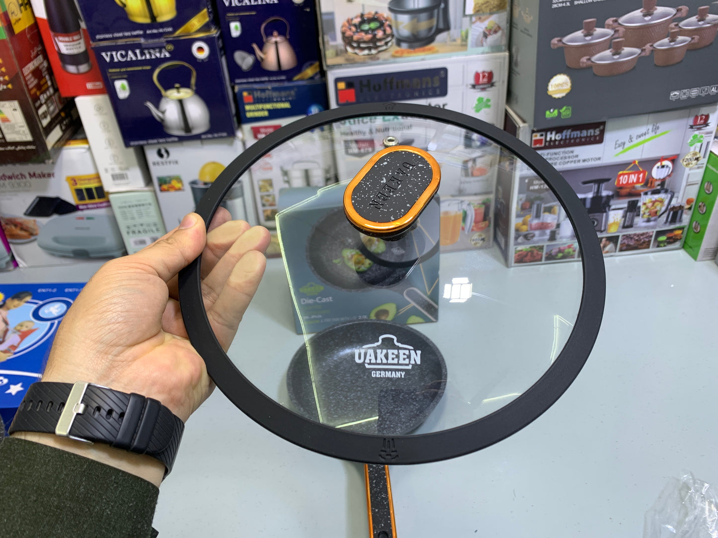 UAKEEN Die Cast Frying Pan 24cm and 2L