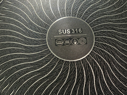 Laser Coating Tawa with Folding Wooden Handle 34cm