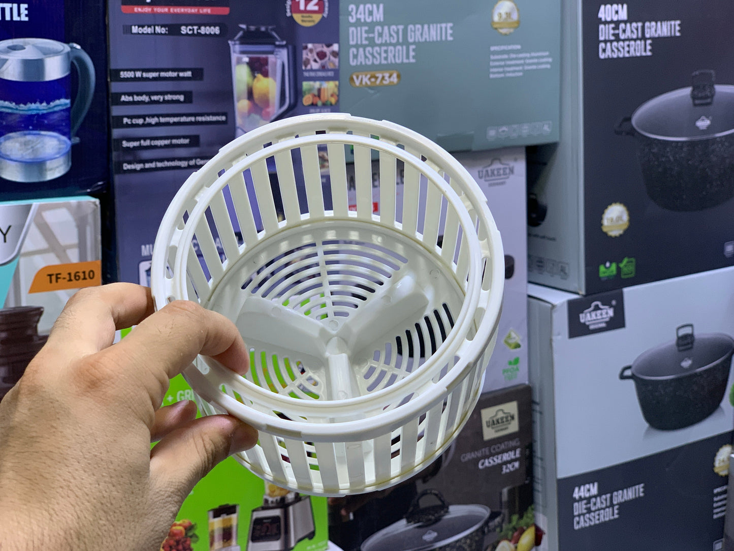 Folding portable washing machine