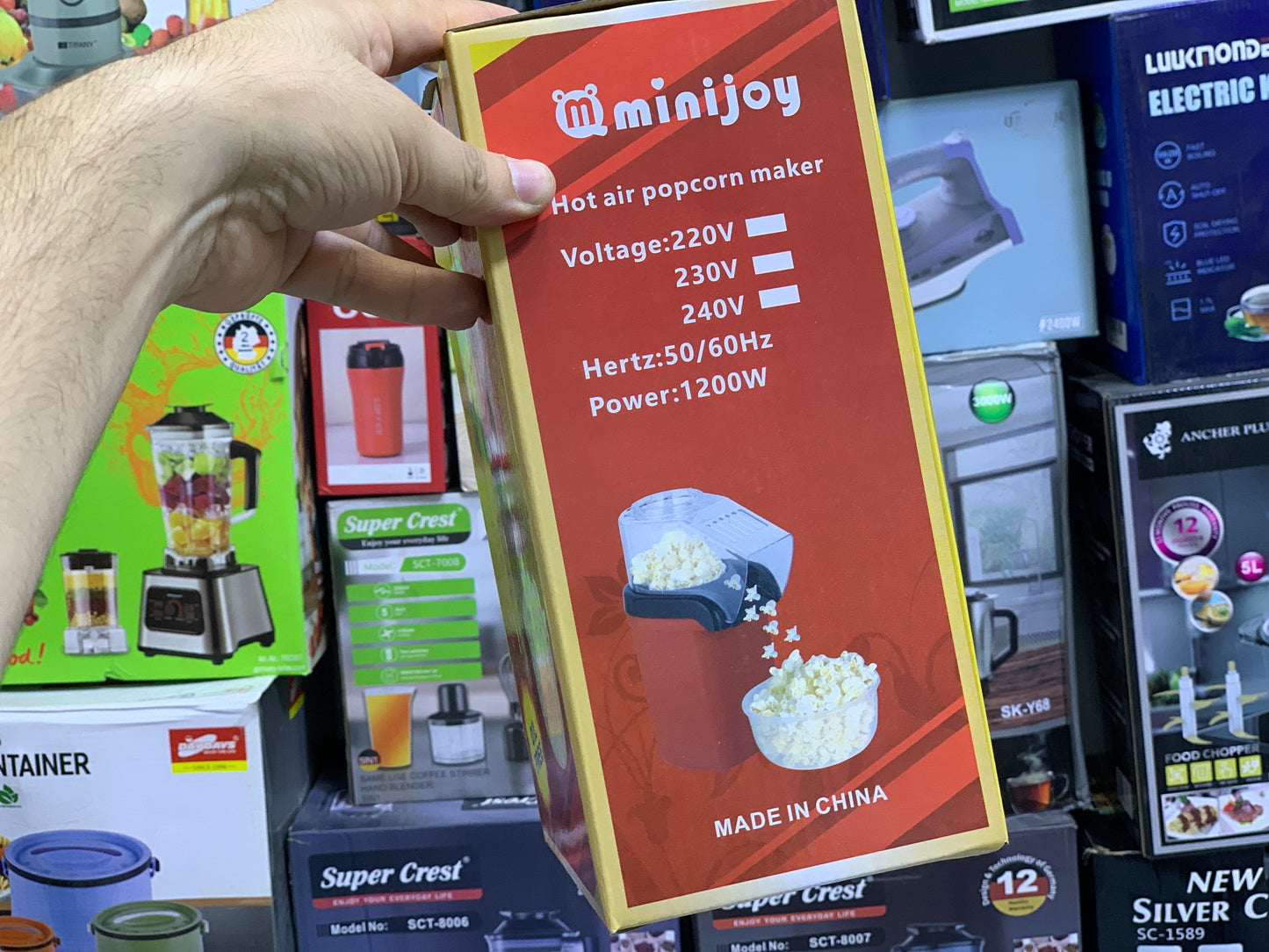 Oil Free Minijoy Popcorn Machine 1200w