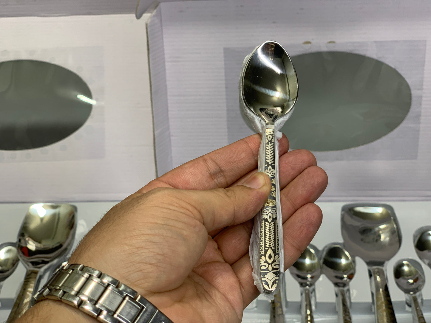 Arshia Stainless Steel Cutlery Set – 53 Piece