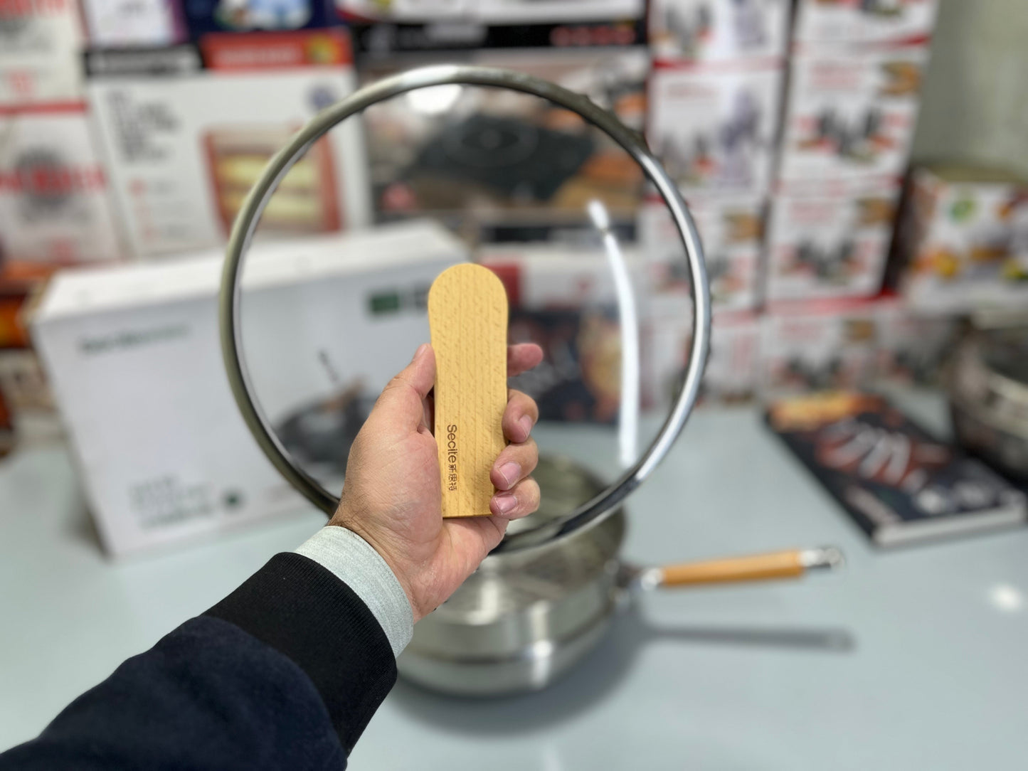 Secite 30cm Honeycomb Pan & Steamer