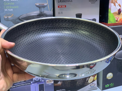 Shallow Skillet Laser Coating Non Stick