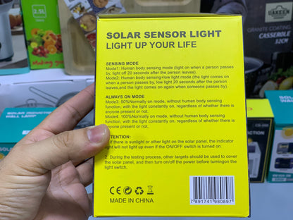 Coba Solar Sensor Wall Lamp CB-808 – Motion-Activated Outdoor Light