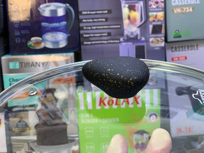 Uakeen 13-Piece Premium Non-Stick Cookware Set – Elegant German Design for Modern Kitchens