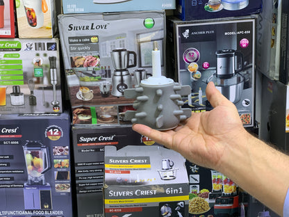 6 in 1 Food Chopper and Lasi maker double bowls and double blades