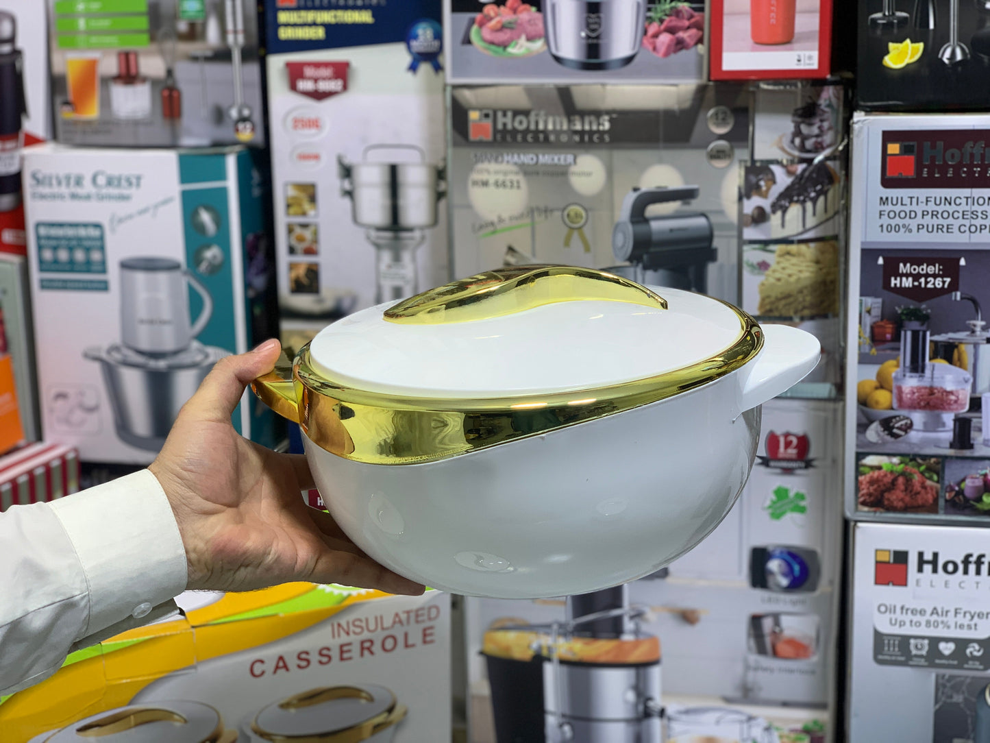 8 pieces Hot Pot Set | Kitchen Food Containers Stainless Steel and Elegant Designed