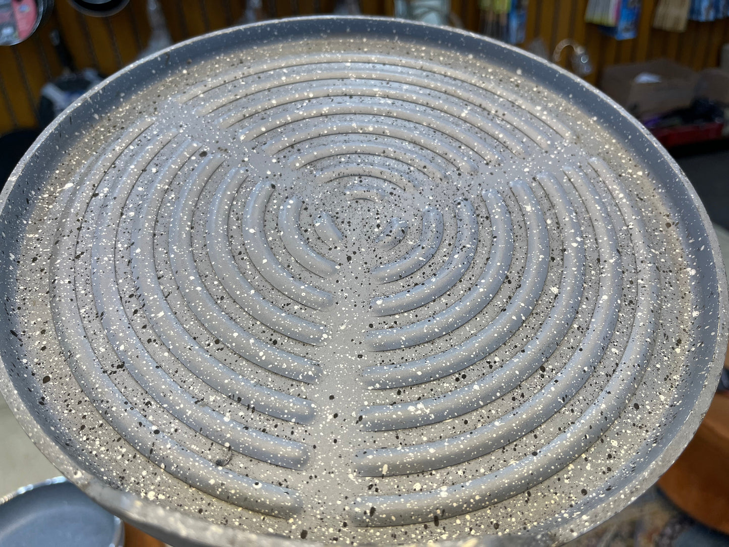 26cm Non Stick Marble Coated Signature Grill Pan - Grey