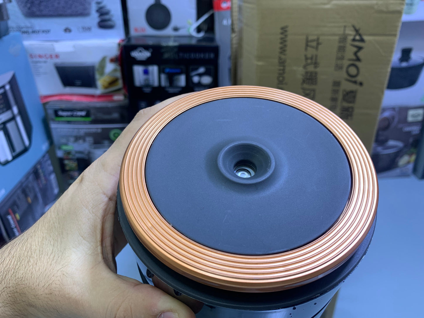 Remote Control Rotating Electric Heater with humidifier 2000w