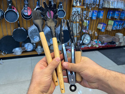 German Technology Made 12 Pieces Kitchen Silicon  Utensils Set