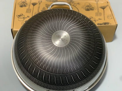 Laser Coating Deep Frying Handi | karahi with Solid Handles