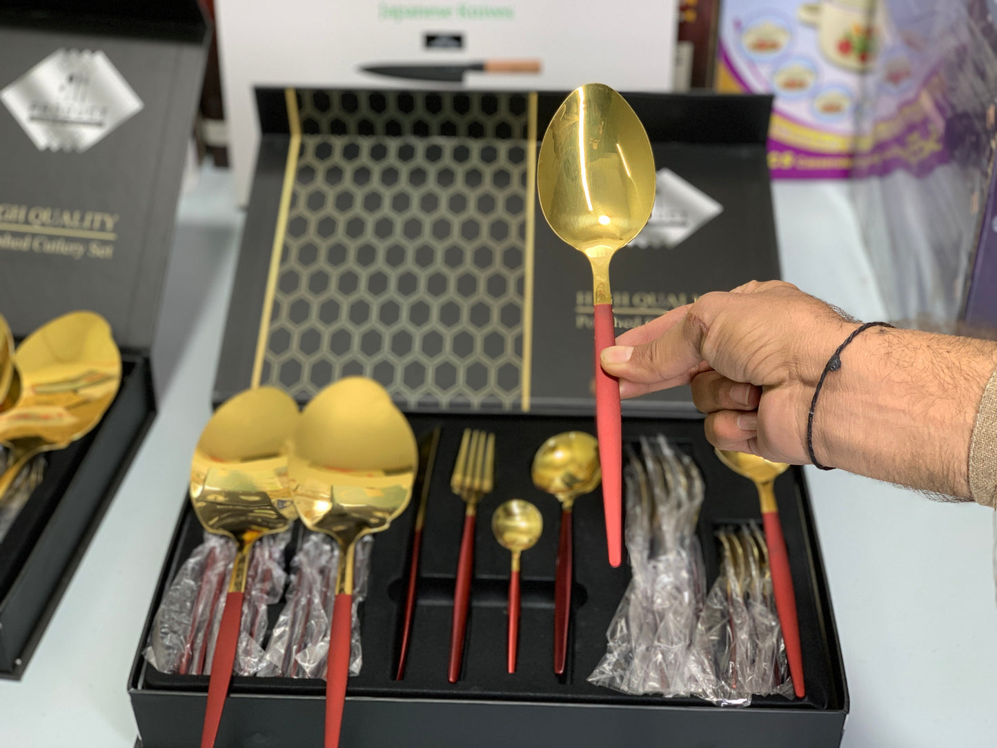 IMPORT Stainless Steel Cutlery Set 28 Pieces