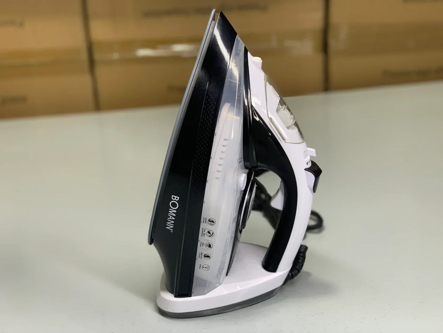 Imported BOMANN Steam Iron – 2000W, 1-Year Warranty (made in germany)