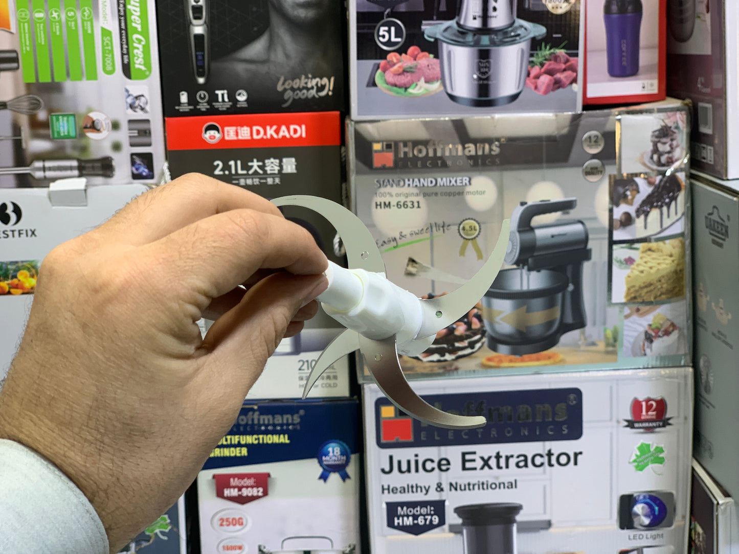 Tiffany Brand’s Electric Chopper and Blender/Juicer Set