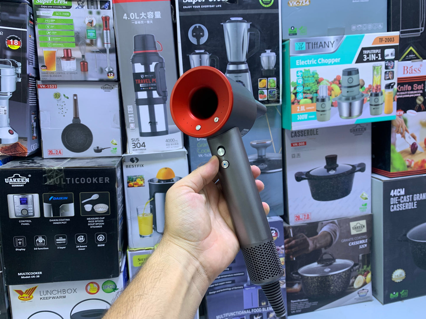 Kolax hair dryer 3 Level speeds 4 level heat temperature mode