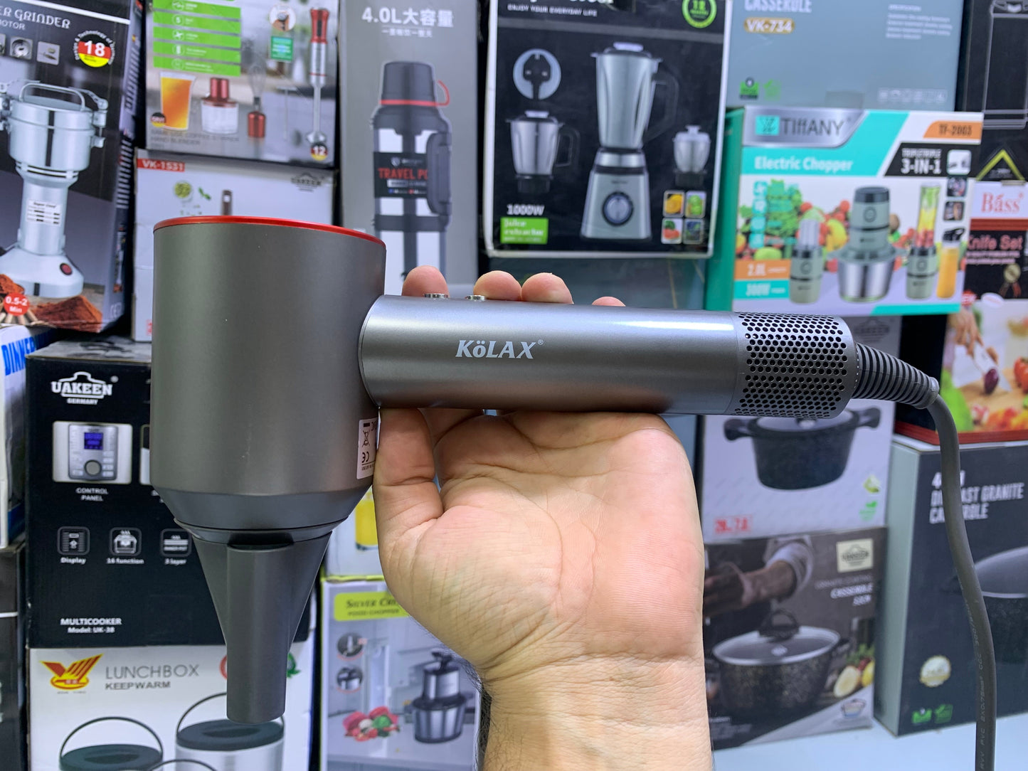 Kolax hair dryer 3 Level speeds 4 level heat temperature mode