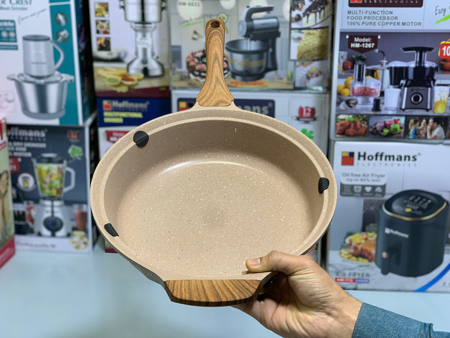 Granite Coated Deep Frying Pan 28 cm