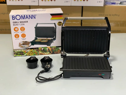 Original German Bomann Grill Maker  BOM 1205& BOM 1206  with 1 Year Warranty