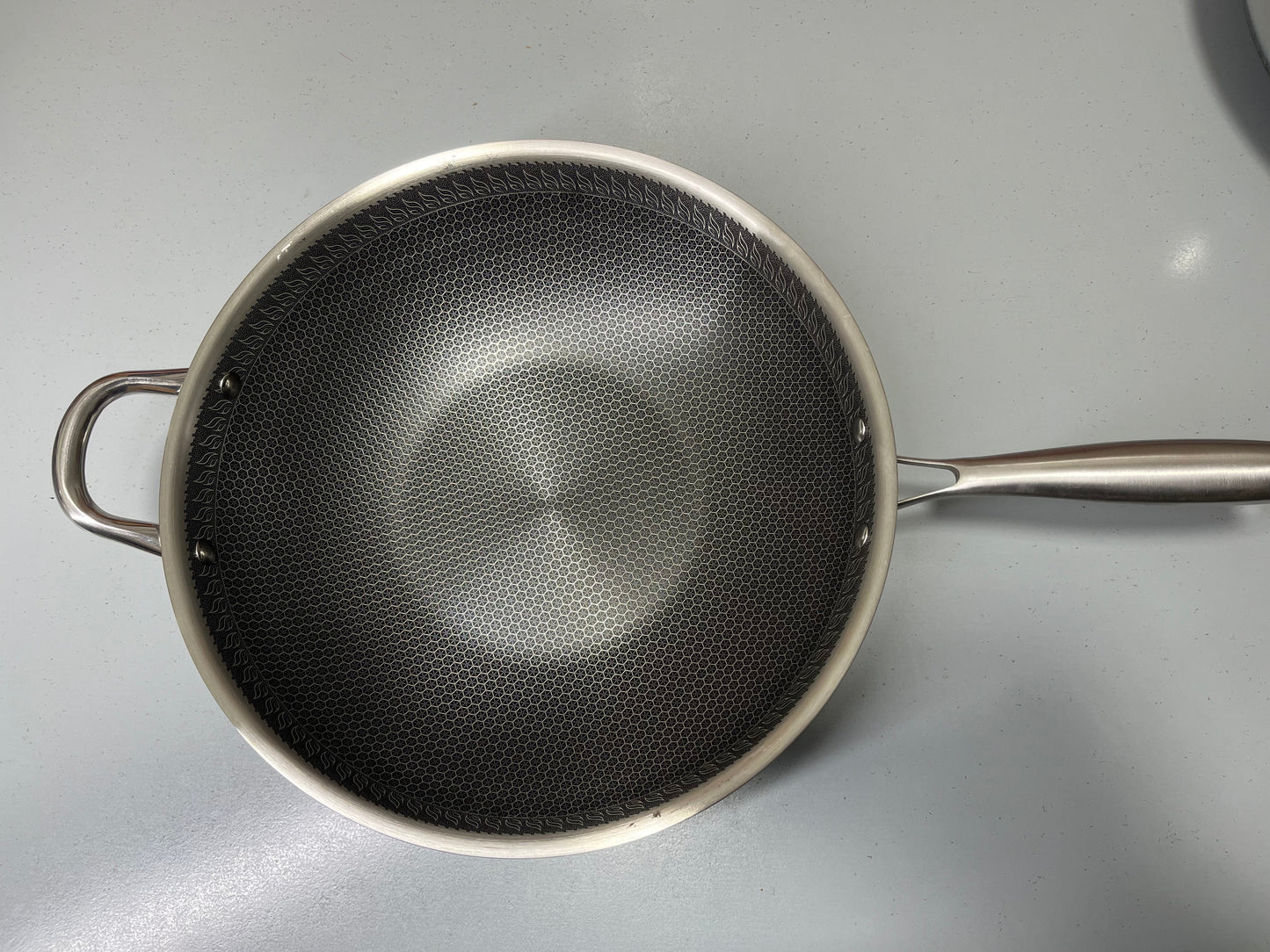 HoneyComb Laser Coating Deep Frying Pan