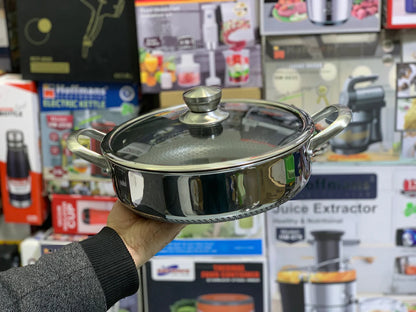 Laser Coating Shallow Casserole Complete Set Pure Non Stick (Sizes:26cm,28cm and 30cm)