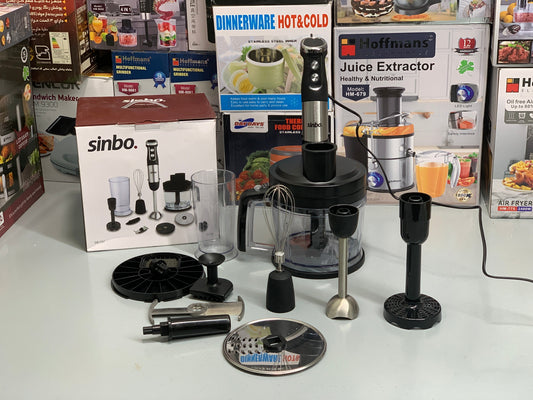 SINBO Stand Mixer and Blender Set Stainless Steel