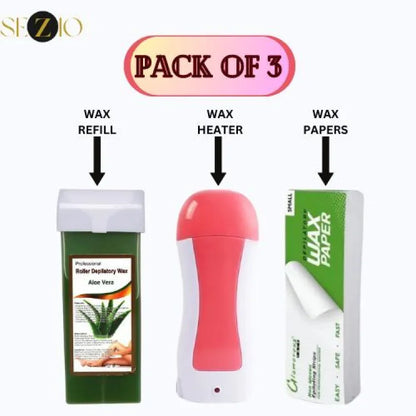 3 in 1 Roll on depilatory  Wax Heater