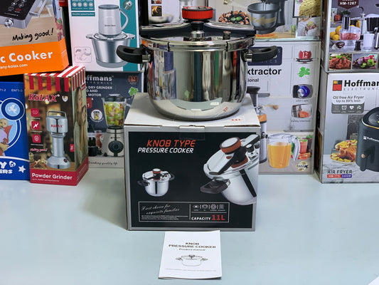 Knob Type Pressure Cooker with Advance safety Stainless Steel