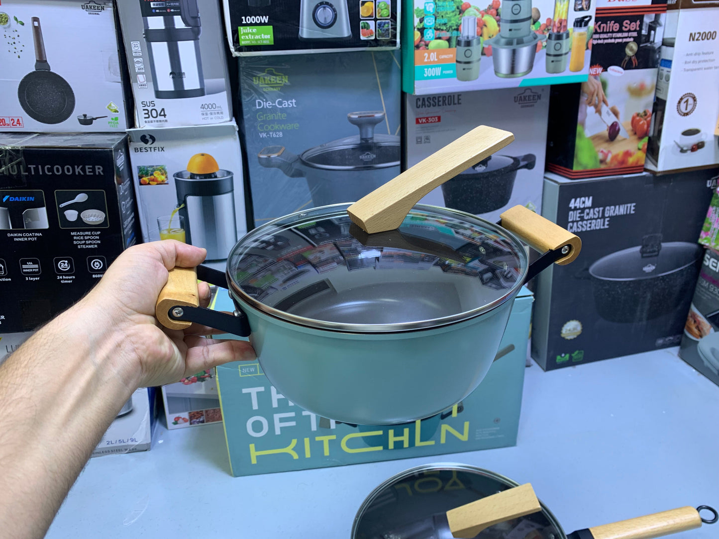 Ceramic cookware set 2 pieces Frying pans 30cm and casserole 26cm