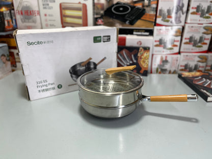 Secite 30cm Honeycomb Pan & Steamer