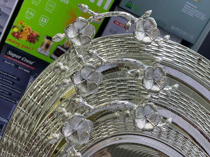 Stainless steel Tray set Model H-2 Silver